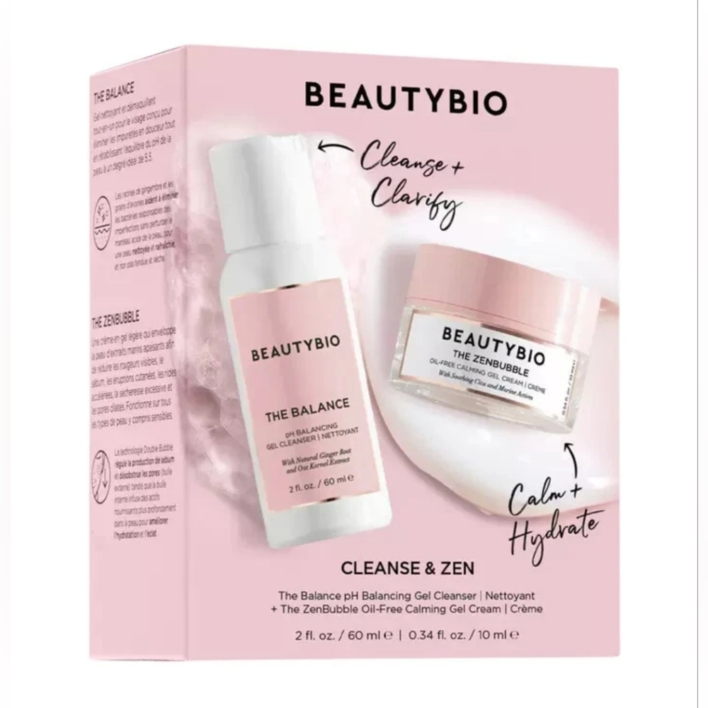 BeautyBio Cleanse & Zen Skincare Set